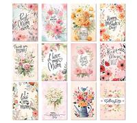 Set di 12 cartoline colorate per la festa della mamma con buste biglietti di auguri fatti a mano per la mamma feste e forniture per le vacanze biglietti di auguri per la mamma