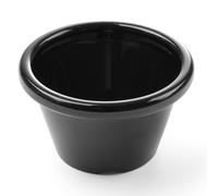 Set di 12 ciotoline ramekin da 45 ml, colore nero, marca Hendi 565605.