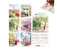 Set di 12 colori acquerellabili professionali con pennello