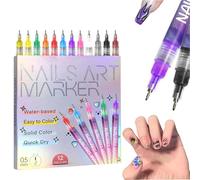 Set di 12 colori per nail art 3D, per nail art, per nail art 3D, per nail art, per nail art 3D, per manicure