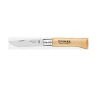 Set di 12 Coltelli Opinel Viroblock N.4 Inox con Lama da 5 cm e Manico in Faggio