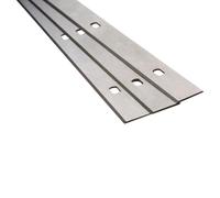 Set di 12 coltelli per pialla, qualità tedesca, 600 x 18,6 x 1 mm, 5 fori, 100 mm, distanza tra i fori