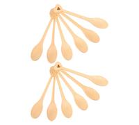 Set di 12 cucchiai di bambù: piccoli cucchiaini da cucina con manici a cuore,