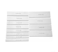 Set di 12 cuscinetti paralleli in acciaio legato di lunghezza 120 mm per fresatrice CNC e morse per tornio, con scatola di legno