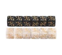 Set di 12 Dadi Più e Meno 16 mm, Conta Cubi per Giochi da Tavolo, Giochi di Ruolo e Altro Ancora