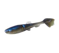 Set di 12 esche galleggianti - Esche con coda a T da 4 cm e 5 cm con bocca rivolta verso l'alto, esche da pesca Micro Root Finesse(Blue gray,4cm 12pcs)