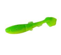 Set di 12 esche galleggianti - Esche con coda a T da 4 cm e 5 cm con bocca rivolta verso l'alto, esche da pesca Micro Root Finesse(Groen,4cm 12pcs)