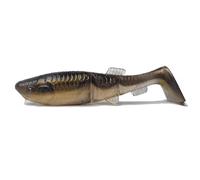 Set di 12 esche galleggianti - Esche con coda a T da 4 cm e 5 cm con bocca rivolta verso l'alto, esche da pesca Micro Root Finesse(Bruin,4cm 12pcs)