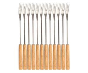 Set di 12 Forchette per Fonduta, Set per Grigliare, Pestello per Cocktail, 1043