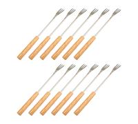 Set di 12 Forchette per Fonduta, Set per Grigliare, Pestello per Cocktail, 9082
