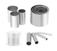 Set di 12 formine rotonde in acciaio inox da 3 mm a 32 mm per biscotti e fondente, utensili da forno per argilla e ceramica, fatti a mano