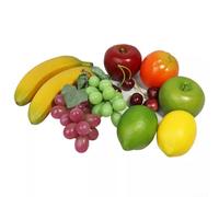 Set di 12 frutti artificiali fatti a mano, realistici, progettati per l'uso in centrotavola per eventi, vetrine e sale da pranzo