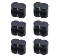 Set di 12 maniglie eleganti e robuste in lega di alluminio a foro singolo per armadi e mobili da cucina, uso quotidiano casual per la casa