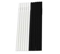 Set di 12 matite a carboncino professionali bianche e nere, per schizzi e sfumature