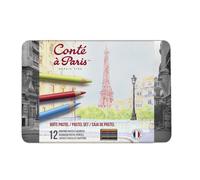 Set Di 12 Matite Pastello Conte A Parigi Di Colori Assortiti
