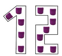 Set di 12 medicazioni autoadesive - bendaggio adesivo 5 cm x 4,5 m - Medicazione sterile impermeabile - bendaggio per animali (viola)