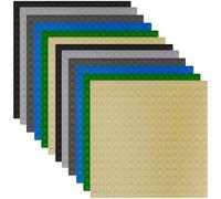 Set di 12 pannelli compatibili con la maggior parte delle marche, 12,8 x 12,8 cm, piastra di base classica per la foresta pluviale tropicale, per altri set (6 colori)