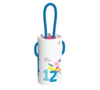 Set di 12 pastelli girevoli senza tempera, strumenti da colorare lisci con caratteristiche durevoli e pratiche funzioni per bambini, aule, asili, casa, viaggi, rientro a scuola, per feste