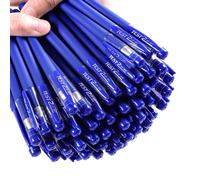 Set di 12 Penna gel blu a ricarica con punta ad ago da 0,5 mm, cancelleria per la scuola e l'ufficio, accessori kawaii per cancelleria Tagli UnicaPolipropilene