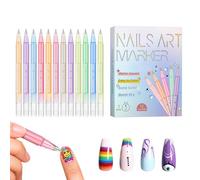 Set di 12 penne colorate per , penne gel impermeabili da 0,5 mm, impermeabili e ad asciugatura rapida, per fai da te e per donne e ragazze