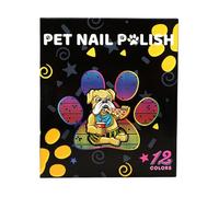 Set di 12 penne lucidanti per animali domestici, a base d'acqua, ad asciugatura rapida, facili da rimuovere