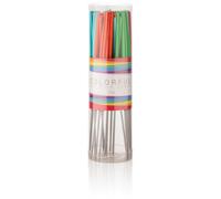 Set di 12 pettini a coda di ferro colorati
