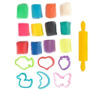 Set di 12 Pezzi di Pasta Modellabile (0,65 Chilo) con 7 Accessori - Morbida Plastilina Bambini per Bambini 2 3 4 Anni - Composizione Naturale, Non Tossica - Produzione Europea (classic)
