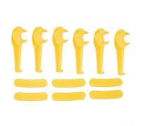 Set di 12 pezzi di ricambio per smontagomme in nylon per Duck Head RT Rim Protector Plastic Mount Demount Tool per una protezione sicura delle ruote delicate