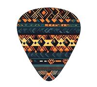 Set di 12 plettri etnici tribali africani per chitarra, 3 spessori, per chitarra acustica, basso, chitarra elettrica e molto altro ancora.
