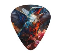 Set di 12 plettri per chitarra, a forma di colibrì, perfetto per principianti e professionisti (basso, chitarra elettrica e acustica)