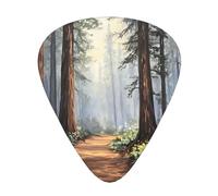 Set di 12 plettri per chitarra a spessore misto Mangroves in the mist - Progettato per chitarre acustiche ed elettriche