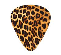 Set di 12 plettri per chitarra a strisce su leopardi, tra cui 3 spessori di plettri per chitarre acustiche, ukulele e altro ancora.