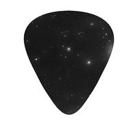 Set di 12 plettri per chitarra bianca e nera, 3 spessori con custodia per basso, chitarra elettrica e molto altro ancora.