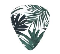 Set di 12 plettri per chitarra, comodi da tenere in mano, con bordi lisci, tre spessori da abbinare al modello Ocean Sea Beach Palm Leaves