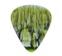 Set di 12 plettri per chitarra, comodi da tenere in mano, con bordi lisci, tre spessori da abbinare alle stampe Willow Tree