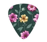 Set di 12 plettri per chitarra con bellissimi fiori viola, tra cui 3 spessori di plettri per chitarre acustiche, ukulele e molto altro ancora.