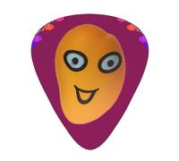 Set di 12 plettri per chitarra con motivo Smiley Mango - Progettato per chitarre acustiche ed elettriche