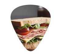 Set di 12 plettri per chitarra con stampa realistica, disponibili in 3 spessori, adatti per chitarre acustiche ed elettriche