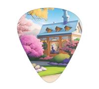 Set di 12 plettri per chitarra da favola con unicorno, inclusi 3 spessori di plettri per chitarre acustiche, ukulele e altro ancora.