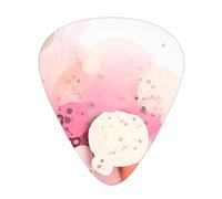 Set di 12 plettri per chitarra in carta con frammenti di colore, tra cui 3 spessori di plettri per chitarre acustiche, ukulele e altro ancora.