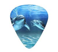 Set di 12 plettri per ukulele, basso, chitarra elettrica e acustica, da avere per chitarre, suonatori, delfini nel mare