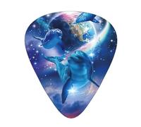 Set di 12 plettri per ukulele, basso, chitarra elettrica e acustica, da avere per chitarre, suonatori, olfini nello spazio