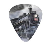 Set di 12 plettri per ukulele, basso, chitarra elettrica e acustica, da avere per chitarre, suonatori, treni a vapore, nuvole