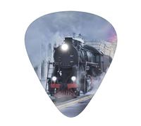Set di 12 plettri per ukulele, basso, chitarra elettrica e acustica, da avere per chitarre, suonatori, treno a vapore Depart Sunset