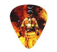 Set di 12 plettri per ukulele, basso, chitarra elettrica e acustica, per chitarre, giocatori, vigili del fuoco