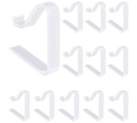 Set di 12 porta tovaglie in plastica trasparente per tavoli da esterno e da interno, adatti a tavoli da 3,5 a 5 cm di spessore,fermatovaglia da tavola la scelta per giardini, feste e campeggio