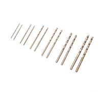 Set di 12 punte elicoidali HSS-Co, 1-3,5 mm, per acciaio inox e metallo duro con 135° Split Point per trapani manuali e stazionari