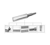 Set di 12 snapper magnetici push-to-open per ante di armadi (stretti)