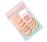 Set di 12 spugnette rotonde in spugna per il trucco del viso, in morbida schiuma