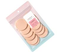 Set di 12 spugnette rotonde per l'applicazione del trucco del viso, spugnette in morbida schiuma, spugnette per cipria, frullatori e spugne per il trucco